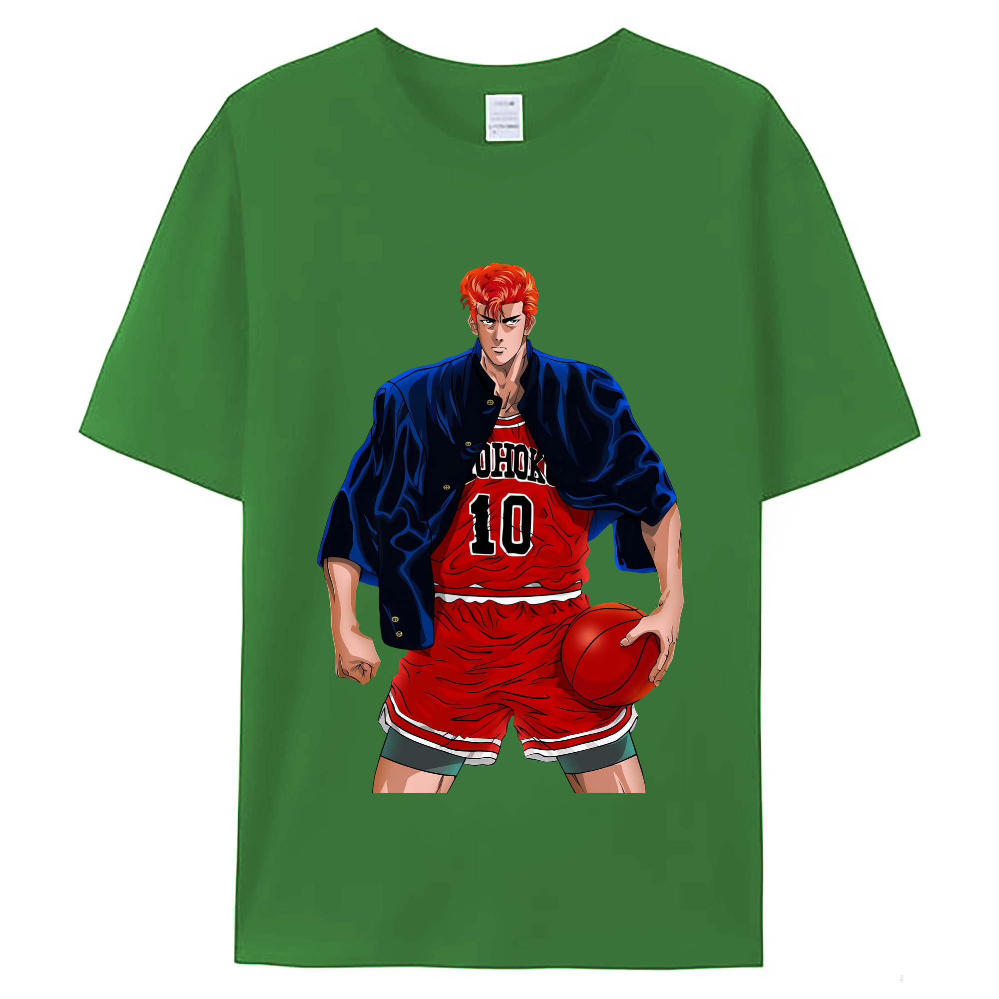 （画像用） SLAM DUNK／スラムダンク レディースカジュアルプリントTシャツ（綿100％）